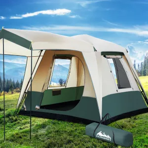 4-Person Instant Up Dome Camping Tent, UV-Resistant Weisshorn