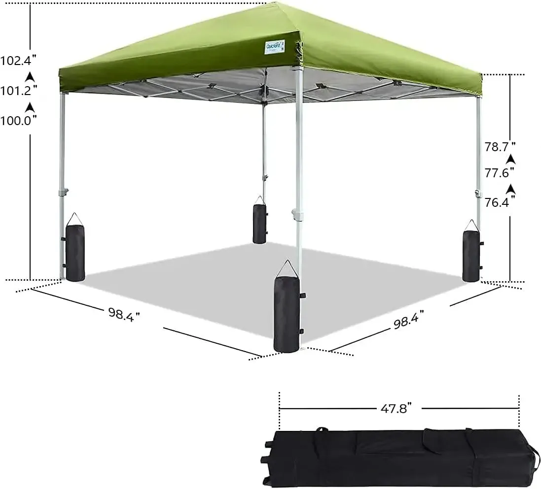 8' x 8' Pop Up Canopy with Netting