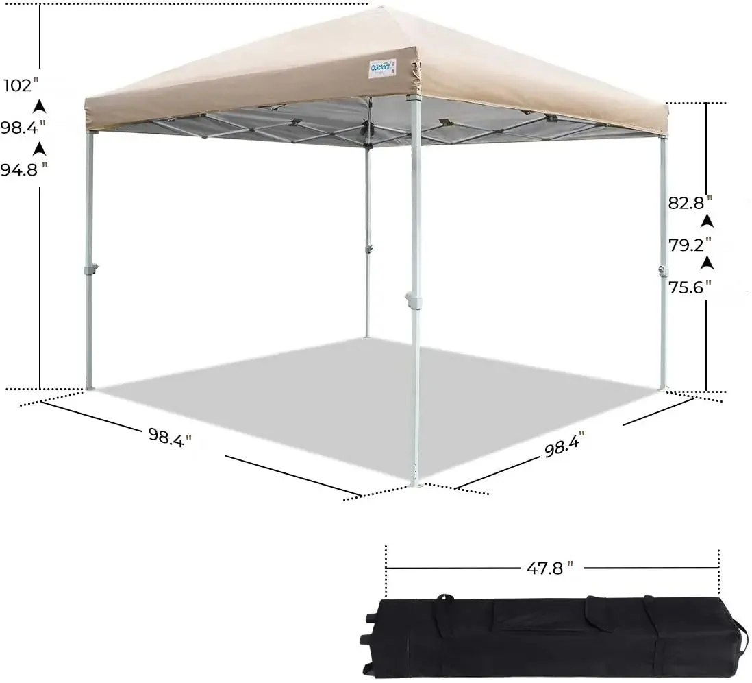 8' x 8' Pop Up Canopy with Netting