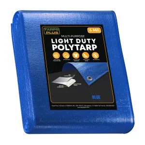 Blue Poly Tarp 15' x 30'