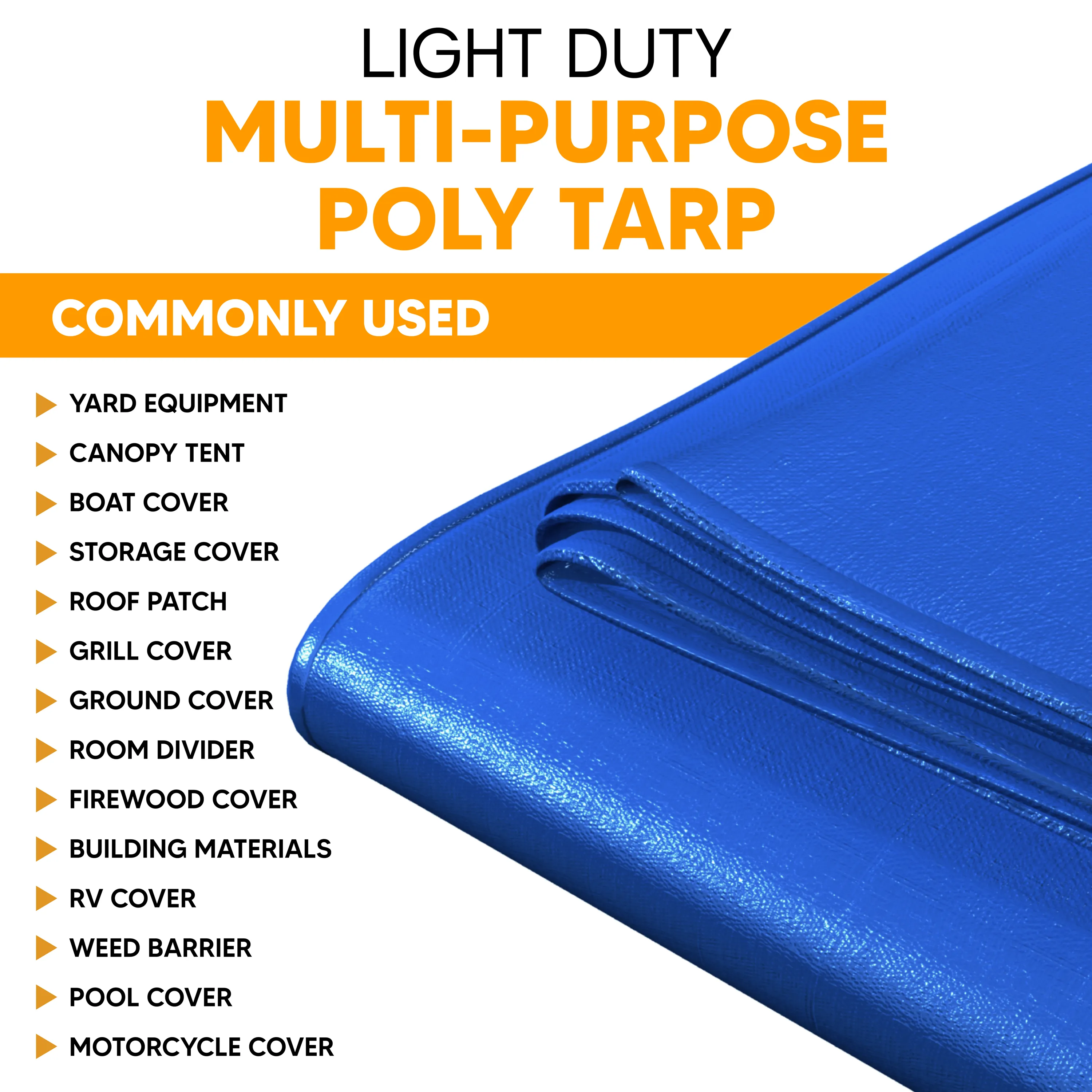 Blue Poly Tarp 16' x 24'