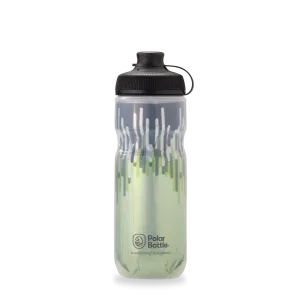 Breakaway® Muck Insulated Cyclist Mountain Bikers Water Bottle 20 oz Zipper Moss/Desert by Polar Bottle Made in USA