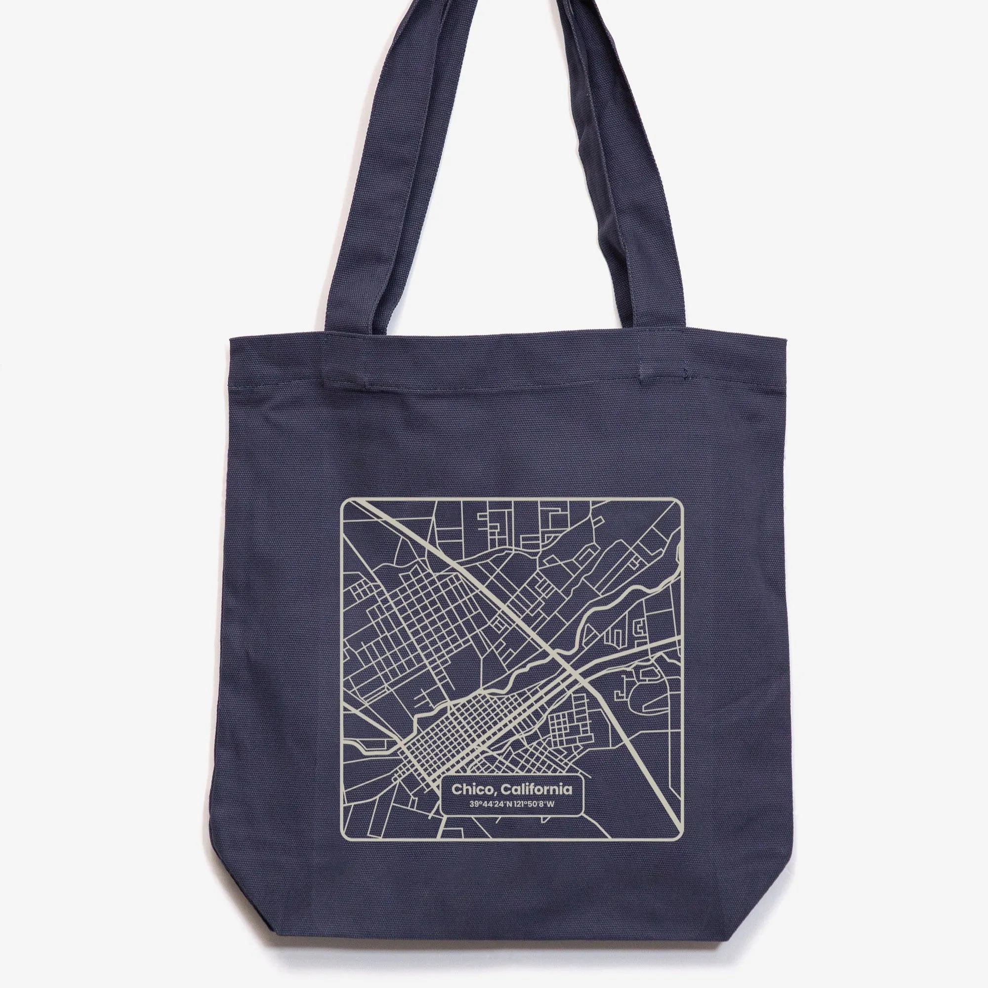 Chico Streets Map Carrie Tote Bag