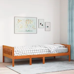 Children's Bed without Mattress Wax Brown 90x200 cm Solid Wood Pine