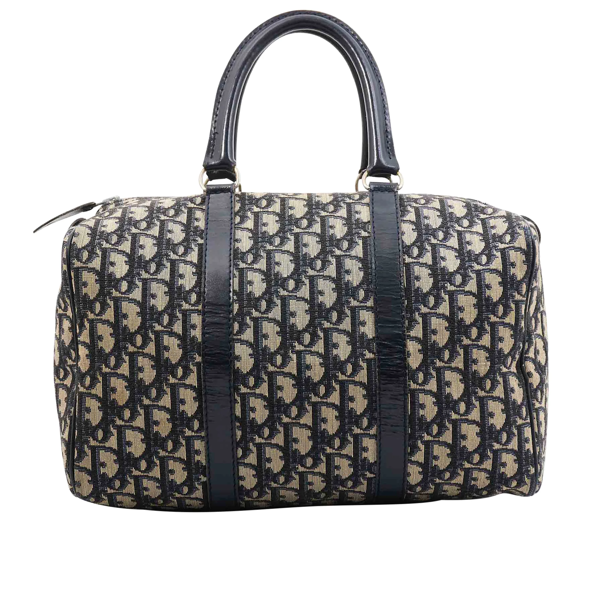 Christian Dior Boston Bag in Navy Oblique