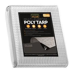 Clear Poly Tarp 6' x 20'