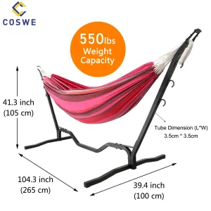 Double Hammock with Stand - COSWE