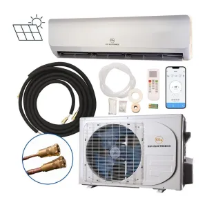 EG4 | Hybrid AC/DC Solar Mini Split Air Conditioner Heat Pump | 24000 BTU | Direct Solar Input