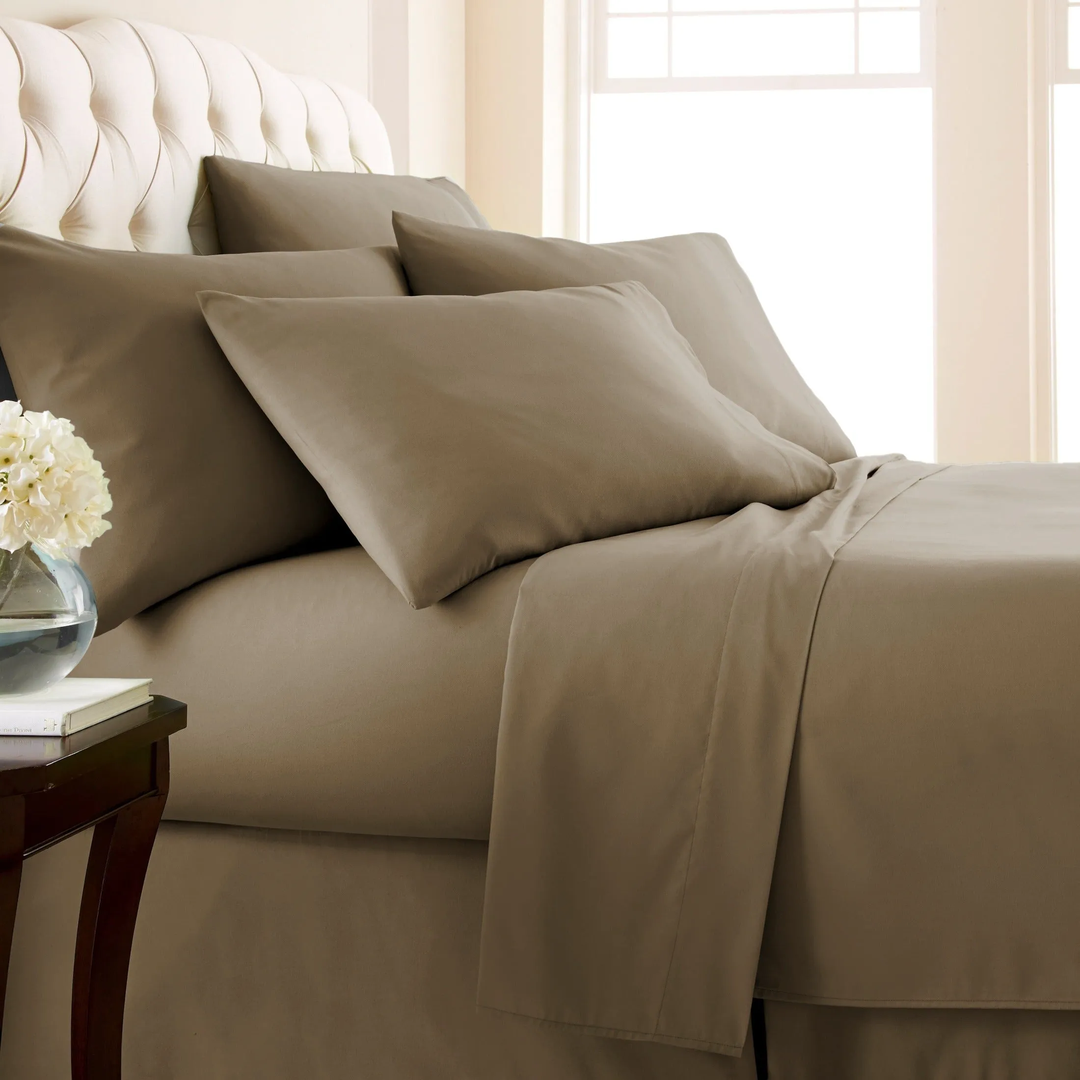 Everyday Essentials 6-Piece Sheet Set in Neutrals