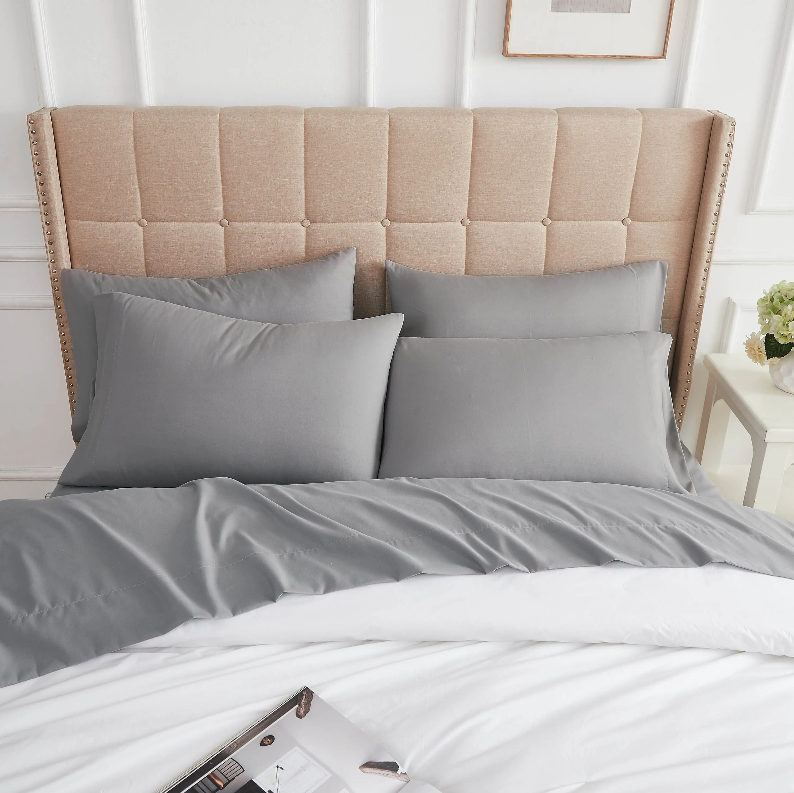 Everyday Essentials 6-Piece Sheet Set in Neutrals