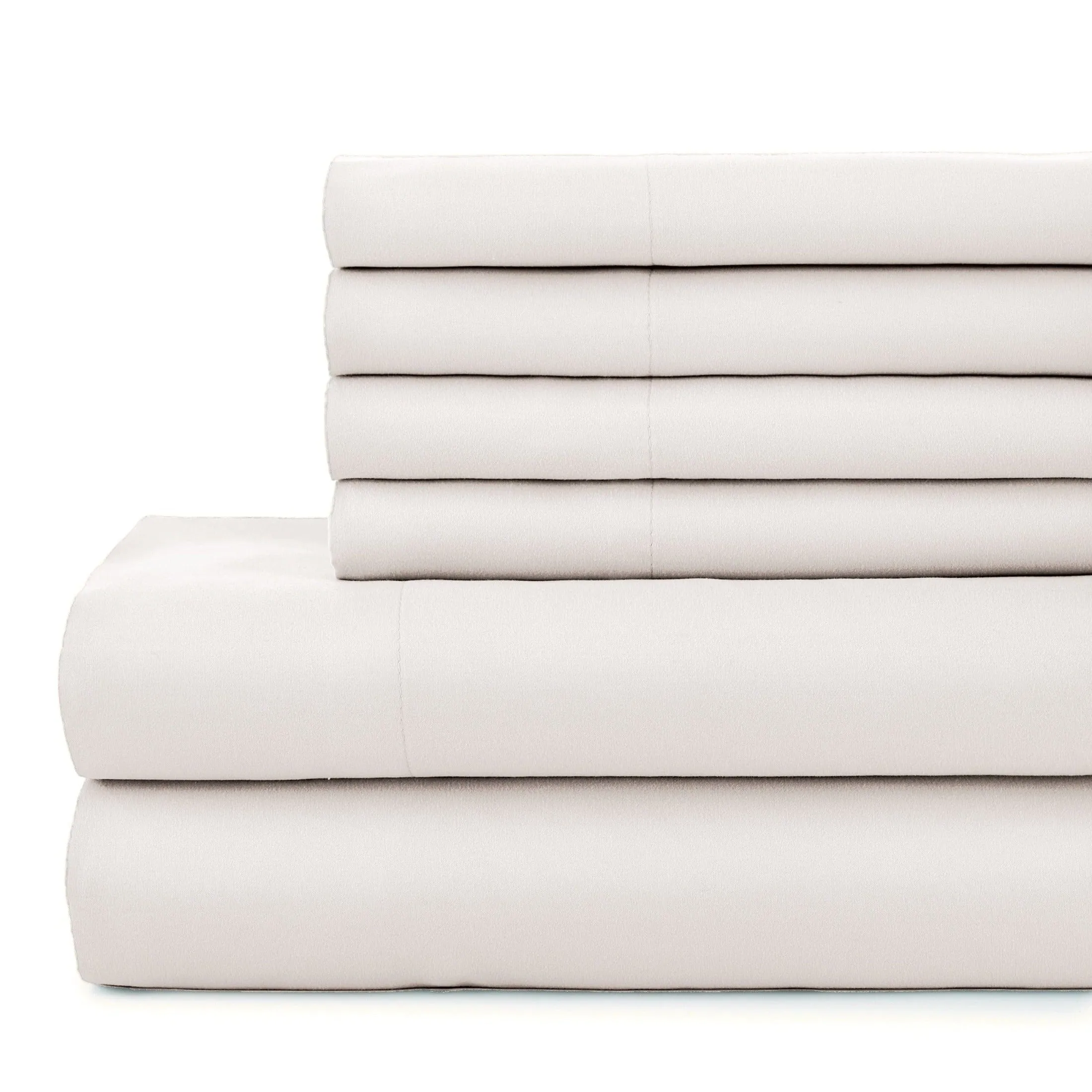 Everyday Essentials 6-Piece Sheet Set in Neutrals