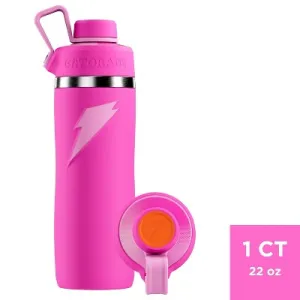 Gatorade 22oz Stainless Steel Twist Cap Water Bottle - Pink