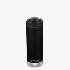 klean kanteen 16oz TKWide insulated with cafe lid - black