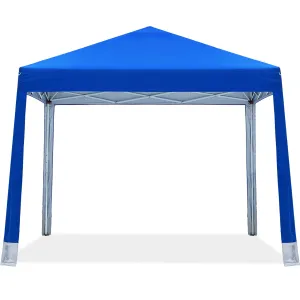 Leisure Sports 10x10 Outdoor Pop-up Beach Canopy Tent with 4 Foot Pockets