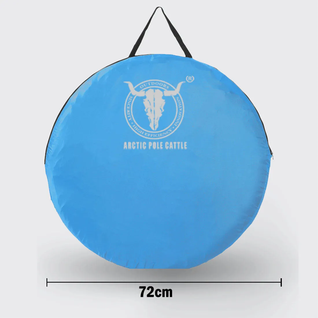 One Touch Easy Set Up Pop Up Instant 2 Person Tent UV Protect Antomatic - blue