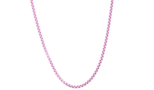 Pink Book Chain Necklace
