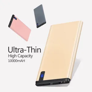 Slim 10000 mAh Power Bank