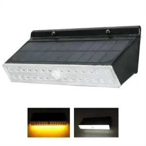 Solar Sensor Wall Light For Home, Garden, Outdoor Led Security Lamp with Motion Sensor (Waterproof , Cool & Warm)