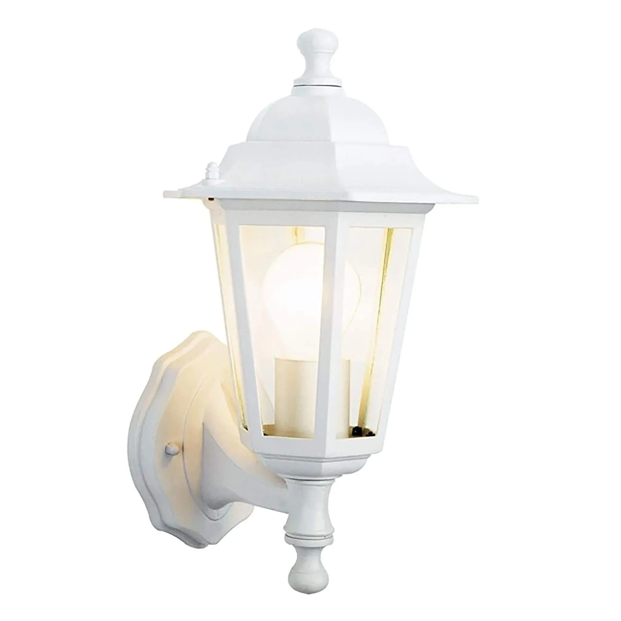 Stockholm White 6 Sided Lantern