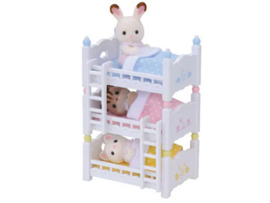 Sylvanian Families Triple Bunk Beds Accessories