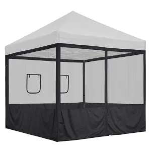 TheLAShop Netting for Pop Up Canopy 10x10 Food Service Vendor Side Panel