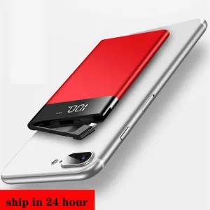 Waterproof Portable Power Bank 30000 MAh for All Xiaomi Smart Phone Battery Powerbank Fast Charging External Battery LED LCD